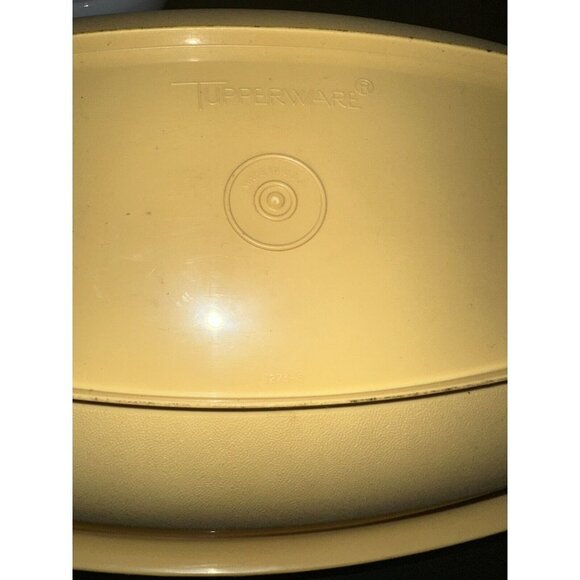 Vintage Tupperware Harvest Gold 3 Piece Vegetable Rice Steamer Strainer MCM - Picture 5 of 7